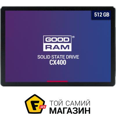 

Твердотельный накопитель Goodram SATA 512GB (SSDPR-CX400-512) CX400 series