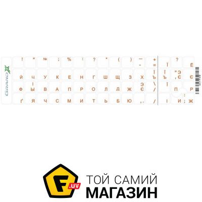 

Grand-X 60 keys transparent protection Cyrillic orange (GXTPOW)