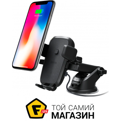 

Автодержатель iOttie Easy One Touch Wireless Fast Charging Dash & Windshield Mount (HLCRIO134AM)