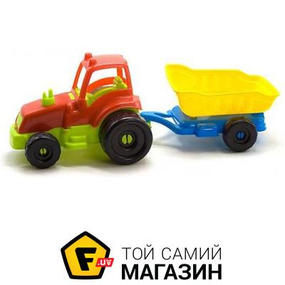 

Kinderway Трактор с прицепом красный (07-711)