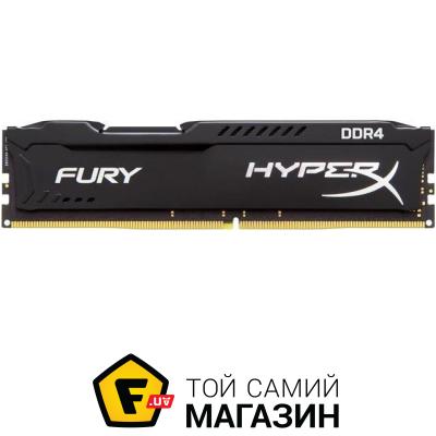 

Память Kingston DDR4 16GB, 3200MHz, PC4-25600 HyperX Fury Black (HX432C18FB/16)