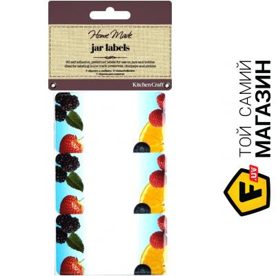

Наклейки для банок Kitchen Craft Home Made. Фрукты 30шт. (148285)