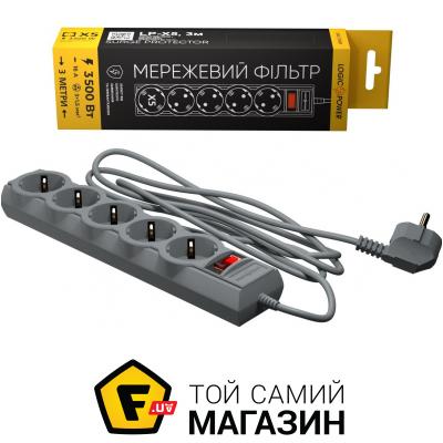 

Logicpower LP-X5 Premium 3м, серый (LP9587)