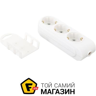

Makel Колодка с защитными шторками с заземлением 3 гн. белый N3210000
