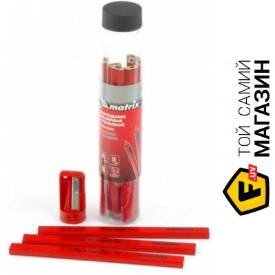 

Matrix Tools Набір олівців малярних прямокутних з стругачкою в тубі, 175мм, 10шт // Matrix (84814)