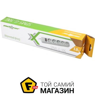 

Фильтр-удлинитель Maxxter SPM5-G-10G 3м, серый