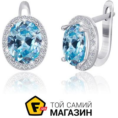 

Серьги Mazzarini Jewelry Серебряные серьги-комплект MAZZARINI JEWELRY с фианитовой вставкой топаз (СК2ФТ/410)