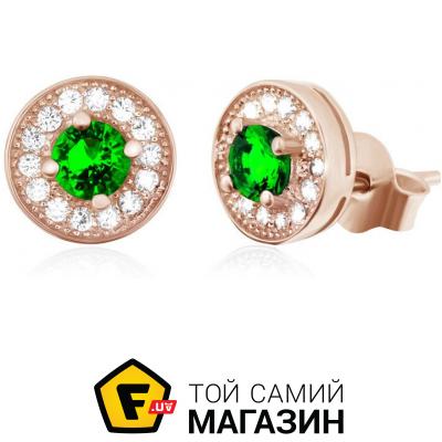 

Серьги Mazzarini Jewelry Серебряные серьги MAZZARINI JEWELRY с фианитовой вставкой изумруд (С3ФИ/821)