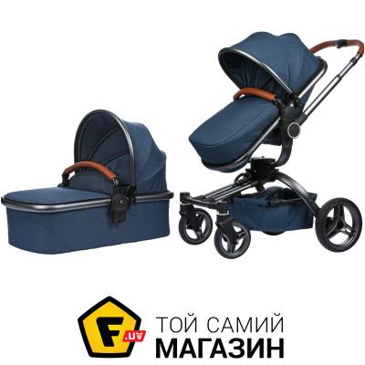 

Коляска Miqilong V baby X159 2в1 Navy Blue (X159-09)