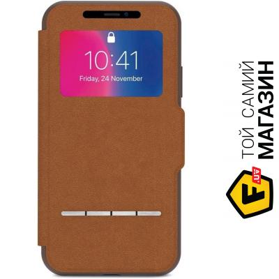 

Чехол Moshi Sensecover Slim Portfolio Case with Touch Cover for iPhone X/Xs, Caramel Brown (99MO072731)