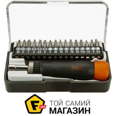

Отвертка NEO TOOLS Набор прецизионных отверток со сменными битами 5/32", 16шт. (04-228)