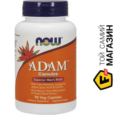

Мультивитаминный комплекс NOW Adam Men`s Multi, 90 веган капсул