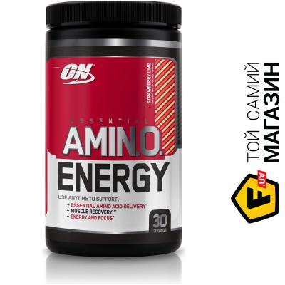 

Аминокислота Optimum Nutrition Essential Amino Energy 270г, клубника/лайм