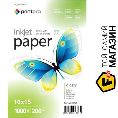 

Printpro 200г/м², 10x15см, 1000л, глянцевая (PGE20010004R)