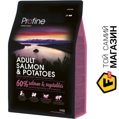 

Profine Корм сухой для собак Adult, лосось и картофель, 3 кг