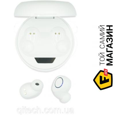 

Наушники QCY Наушники TWS10 True Wireless Sound LED display White | Bluetooth наушники вкладыши (QT-LedTWS10Wh)