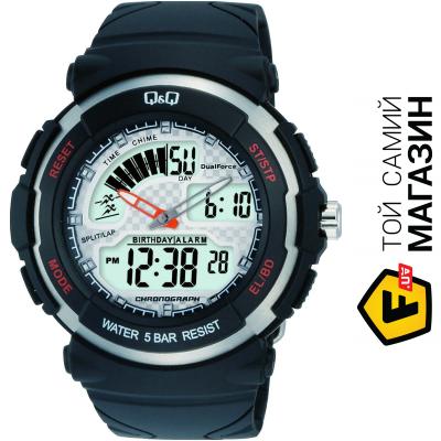 

Часы Q&Q Man Black (M012J001Y)
