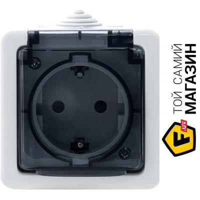 

Розетка Real-El Storm-72021P, grey