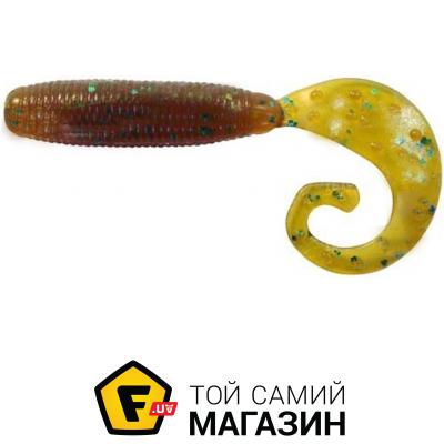 

Силиконовая приманка Reins Fat G Tail Grub 3" 565 Motor Oil Green Flake, 12шт. (1552.03.73)
