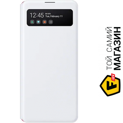 

Чехол Samsung Чехол Samsung S View Wallet Cover для смартфона Galaxy A41 (A415) White (EF-EA415PWEGRU)
