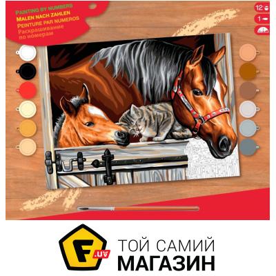 

Рисование по номерам Sequin Art Painting By Numbers Senior. Stable Dooor Trio (SA1523)