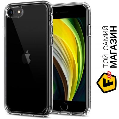 

Чехол Spigen Case Crystal Hybrid for iPhone SE/8/7, Crystal Clear (ACS00885)