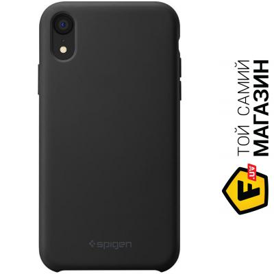 

Чехол Spigen Silicone Fit for Apple iPhone Xr, Black (064CS25652)