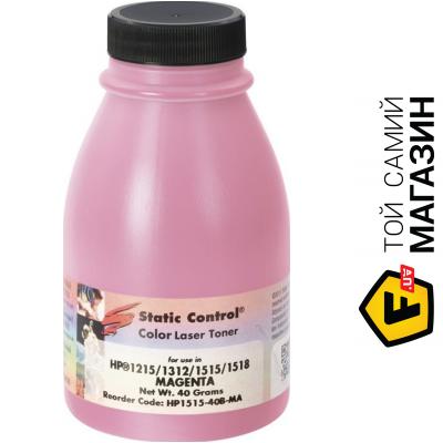 

Тонер Static Control HP1515-40B-MA