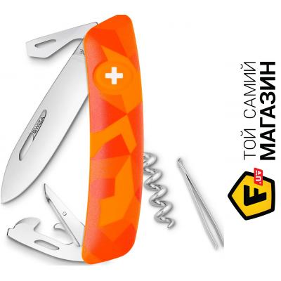 

Швейцарский нож Swiza C03 Luceo оранжевый (KNI.0030.2070)