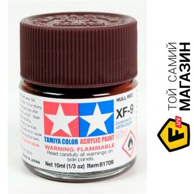

Краска Tamiya Mini XF-9 10мл, корабельный корпус красный (TAM81709)