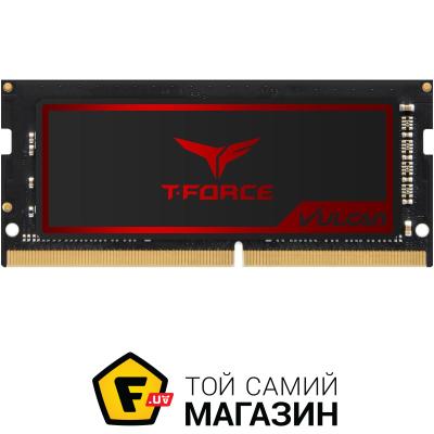 

Память Team Group SODIMM DDR4 8GB, DDR4-2666, PC4-21300 T-Force Vulkan (TLRD48G2666HC18F-S01)