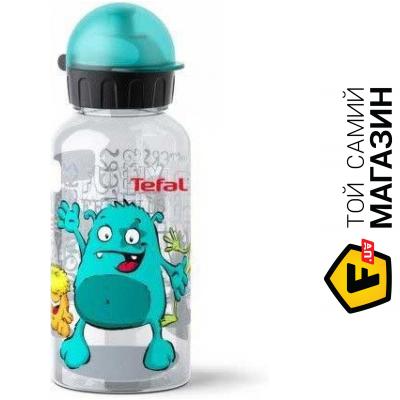 

Фляга Tefal Drink 2 Go Tritan 0.4 л, голубой/монстр (K3170214)