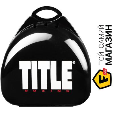 

Контейнер Title Boxing Deluxe Mouthguard Case черный/белый (MPCD)