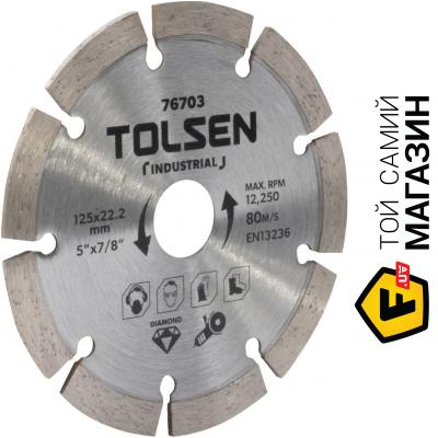 

Отрезной диск Tolsen Industrial 125x22.2x10мм (76703)