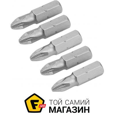 

Бита Tolsen S2A крестовые PZ 2x25мм, 5шт.