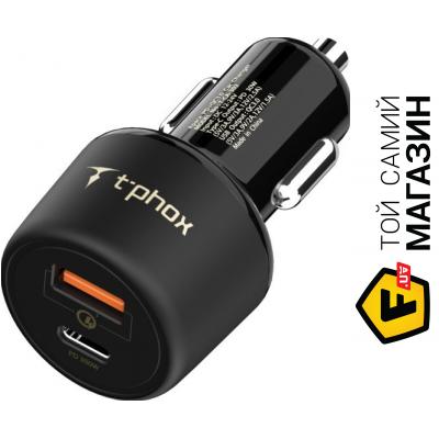 

Зарядка T-Phox 48W Fast Charge Black (Apace Car 48W)