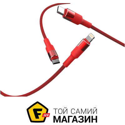 

Кабель 3 в 1 T-Phox T-F815 Mix 3в1 1.2м, Red