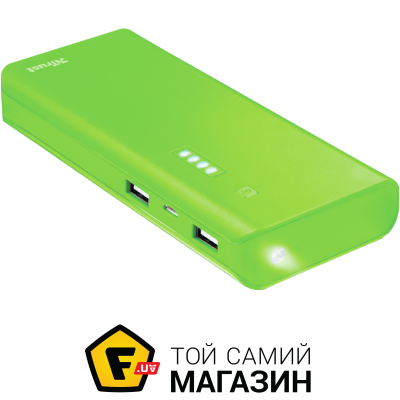 

Повербанк Trust Primo Powerbank 10000мАч, green (22748)