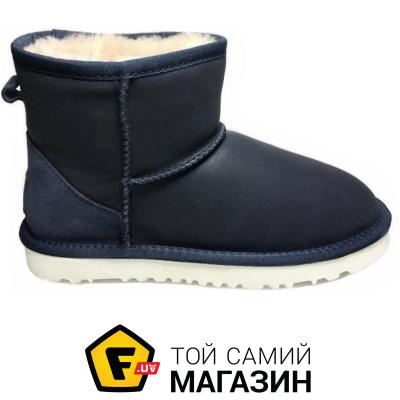 

Угги UGG Женские сапоги UGG Classic Mini Leather Navy W размер 38 (117011-38)