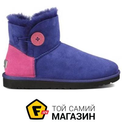 

Угги UGG Женские сапоги UGG Mini Bailey Button Neon Blue размер 36 (116948-36)