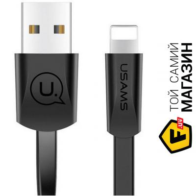 

Usams Кабель синхронизации Usams IPhone 1.2m 2A Черный (US-SJ199-BL)