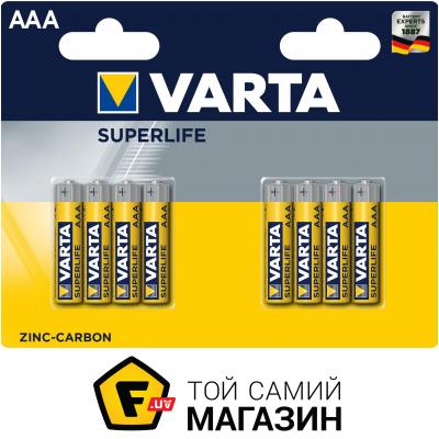 

Varta Батарейка Superlife AAA (R03, 286) 8 шт. (2003101418)