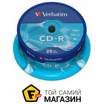 

Verbatim CD-R 700Mb 52x Extra Cake box 25шт. (43432)