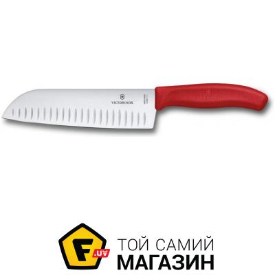

Кухонный нож Victorinox Swiss Classic Santoku 170мм, красный (6.8521.17G)