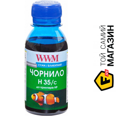 

Чернила WWM HP №22/134/121 Cyan, 100г (H35/C-2)