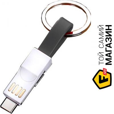 

Кабель Xoko SC-301, 3 в 1-Lightning, Micro USB, Type-C, 13 см Black (SC-301BK)