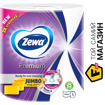 

Zewa Бумажные полотенца Jumbo Premium трехслойная 1 шт./уп.