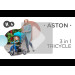 Kinderkraft ASTON tricycle with hood and parent handle
